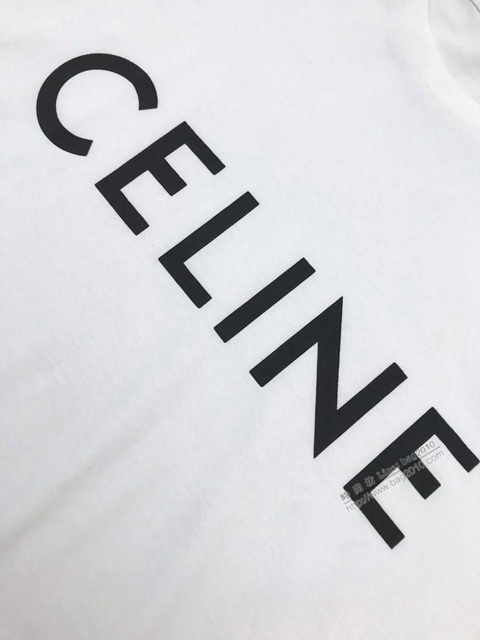 CELINE男裝 賽琳20SS經典印花短袖衣 寬鬆版型 男女同款  ydi3439